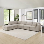 Thomasville Tisdale 6-piece Fabric Sectional with Storage Ottoman