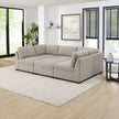 Thomasville Tisdale 6-piece Fabric Sectional with Storage Ottoman