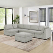 Thomasville Tisdale 6-piece Fabric Sectional with Storage Ottoman