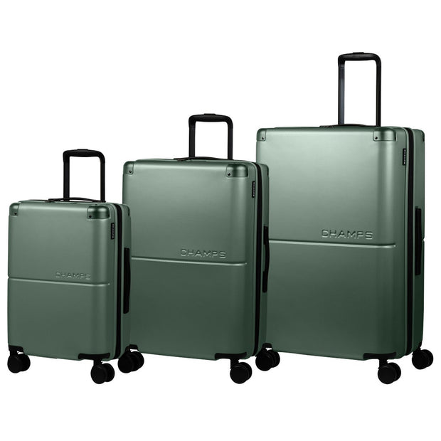 Champs Earth Collection 3-piece Hardside Set - Green