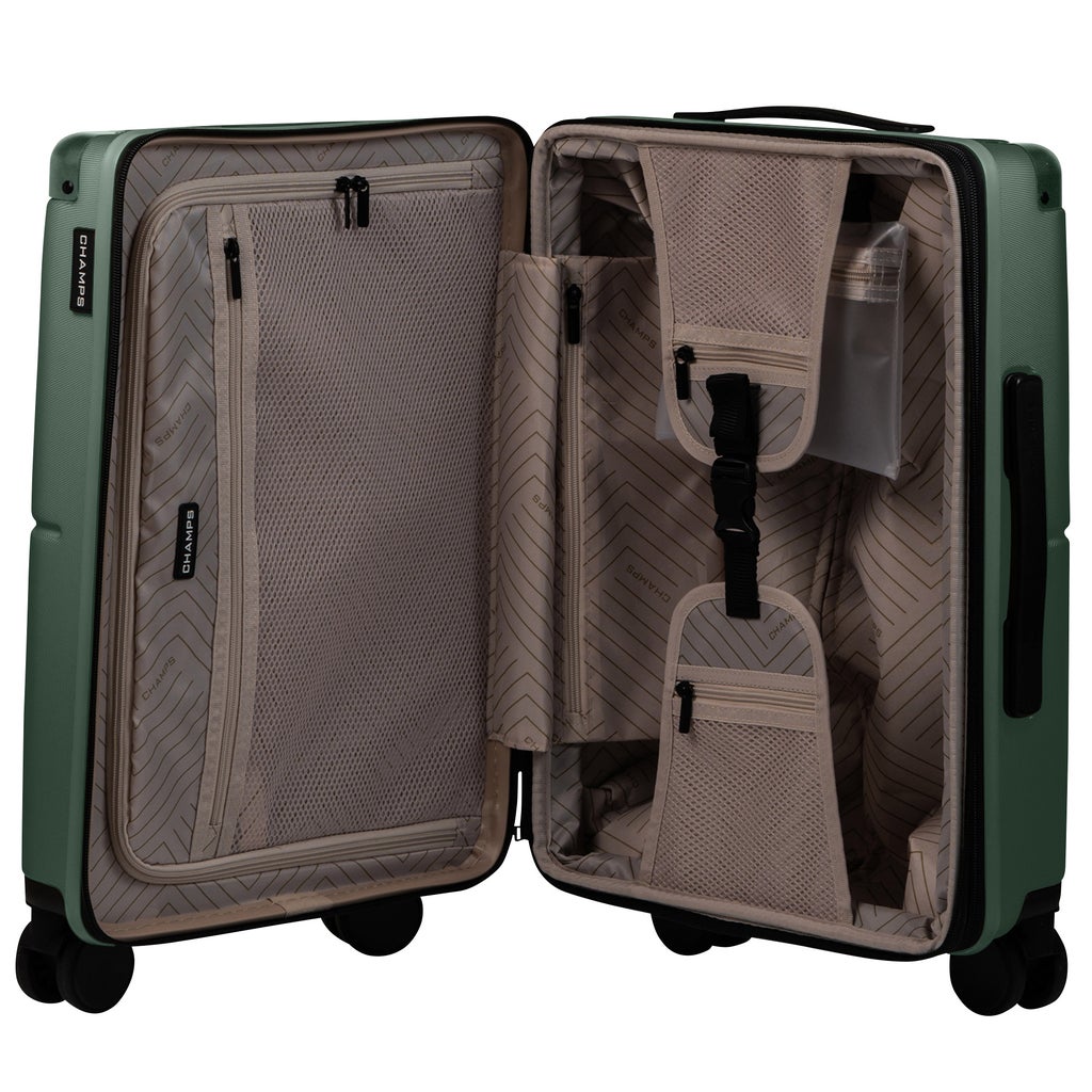 Champs Earth Collection 3-piece Hardside Set