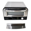Culinary Chef High Temperature Indoor Pizza Oven with Digital Screen, Stainless Steel