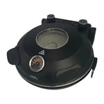 Culinary Chef Electric 12 in. Pizza Oven with Adjustable Heat Control and Removable Pizza Stone