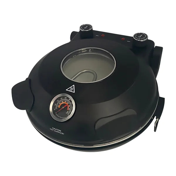 Culinary Chef Electric 12 in. Pizza Oven with Adjustable Heat Control and Removable Pizza Stone