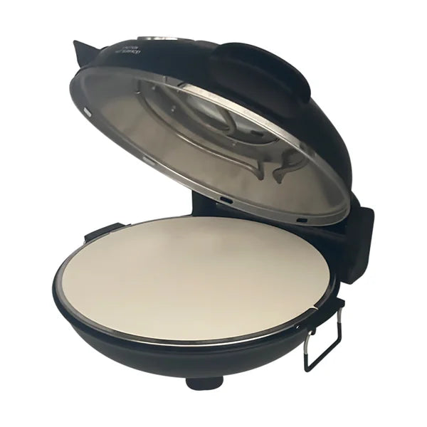 Culinary Chef Electric 12 in. Pizza Oven with Adjustable Heat Control and Removable Pizza Stone