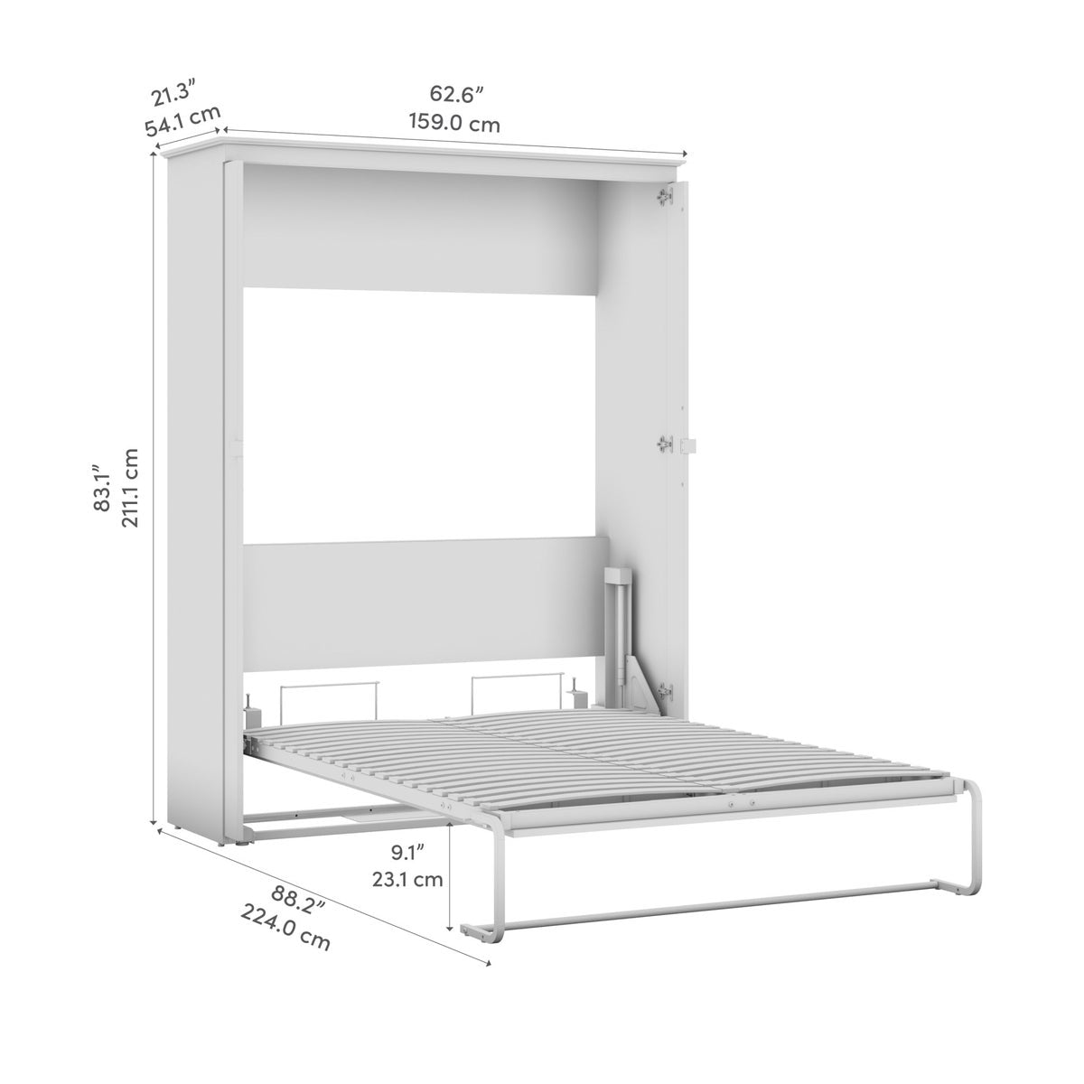 Key West Double Wall Bed