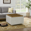 Thomasville Large Fabric Storage Ottoman