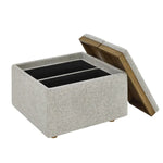 Thomasville Large Fabric Storage Ottoman