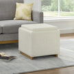 Thomasville Small Fabric Storage Ottoman