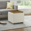 Thomasville Small Fabric Storage Ottoman