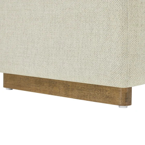 Thomasville Small Fabric Storage Ottoman