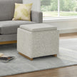 Thomasville Small Fabric Storage Ottoman