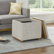 Thomasville Small Fabric Storage Ottoman