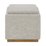 Thomasville Small Fabric Storage Ottoman