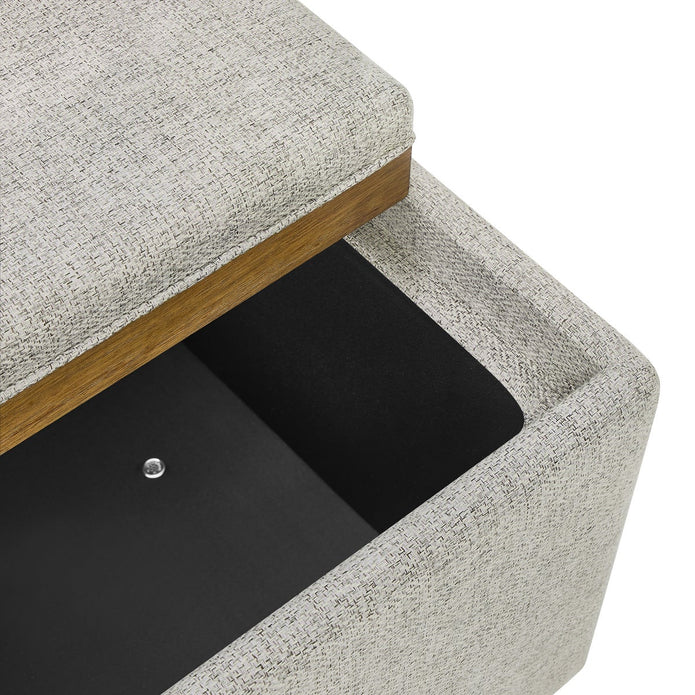 Thomasville Small Fabric Storage Ottoman