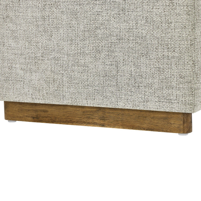 Thomasville Small Fabric Storage Ottoman