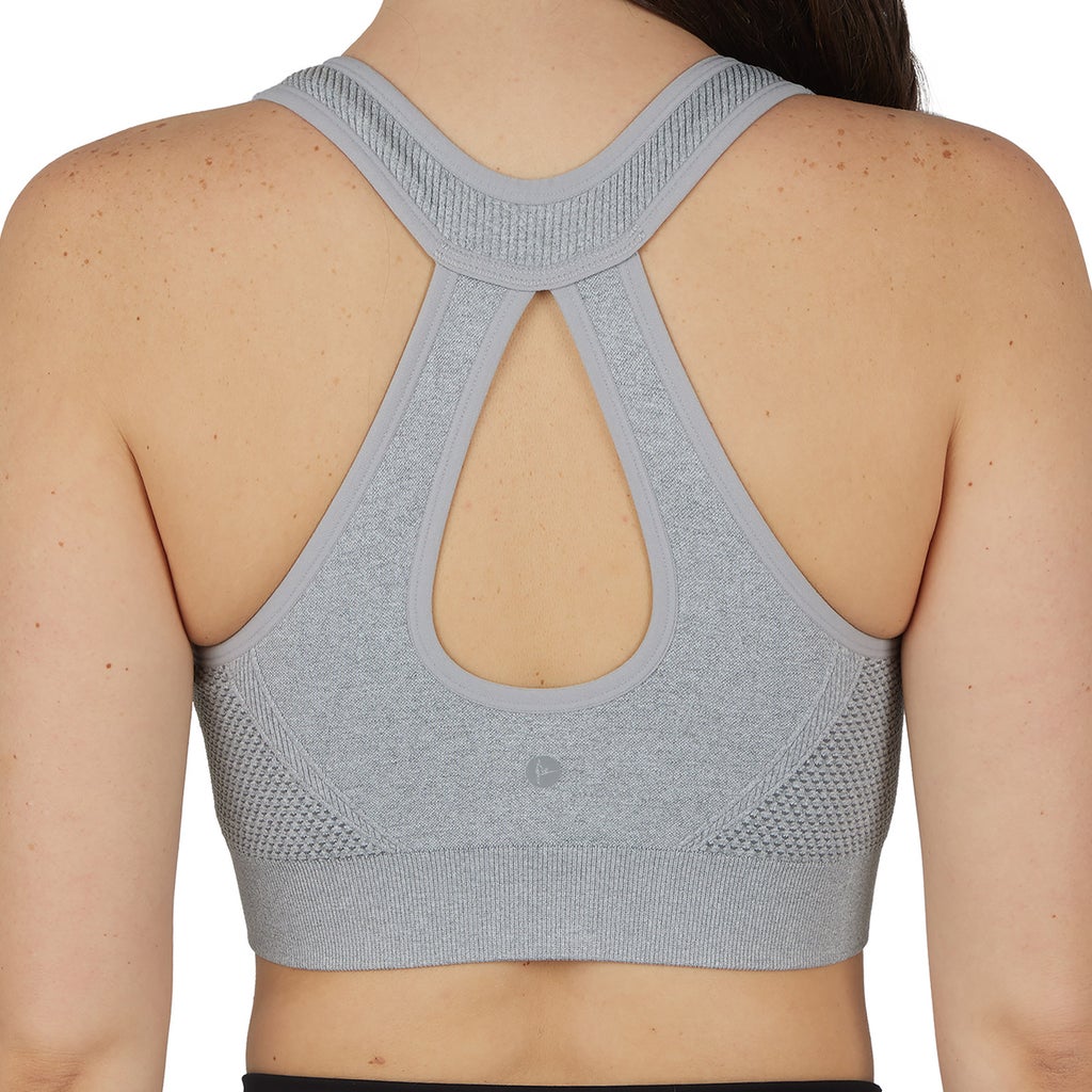 Reflex Women's Seamless Front Zip Sports Bra, 2-pack