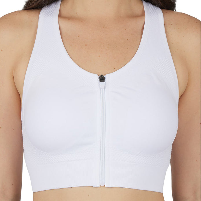 Reflex Women's Seamless Front Zip Sports Bra, 2-pack
