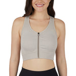 Reflex Women's Seamless Front Zip Sports Bra, 2-pack