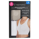 Reflex Women's Seamless Front Zip Sports Bra, 2-pack