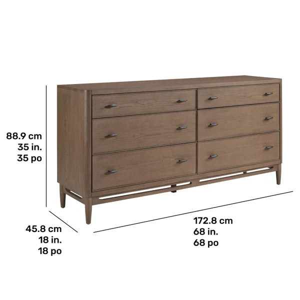 Flexsteel Vienna 6-drawer Dresser