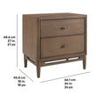 Flexsteel Vienna 2-drawer Nightstand