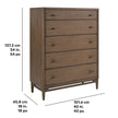 Flexsteel Vienna 5-drawer Tall Chest