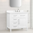 OVE Decors Renfrew Vanity with Quartz Top in White