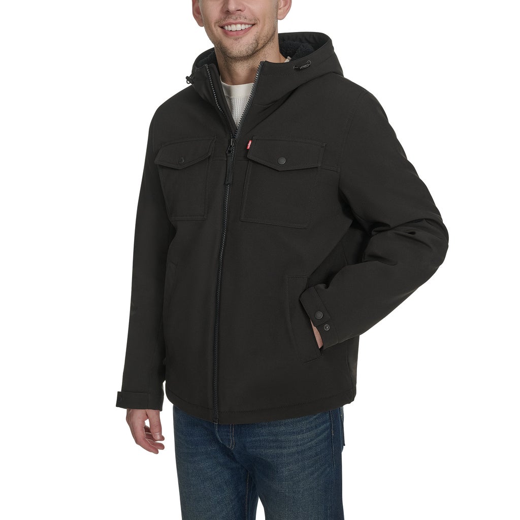 Levi's Men's Fleece Lined Softshell Jacket