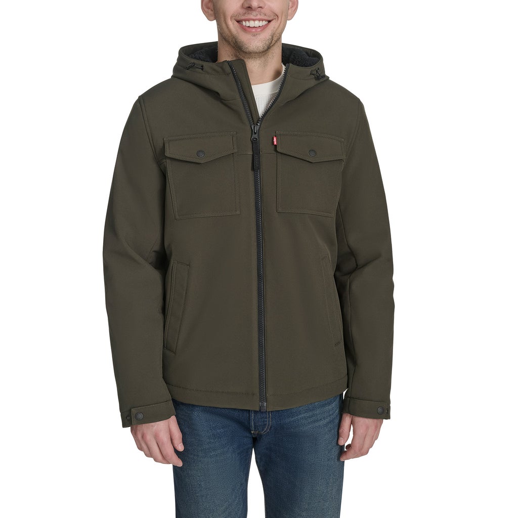 Levi's Men's Fleece Lined Softshell Jacket