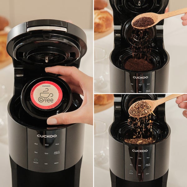 Cuckoo 3-in-1 Single Serve Coffee Maker and Tea Brewer