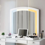 Tresanti Heidi Makeup Table with Adjustable LED Lighted Mirror