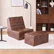 Lounge & Co. Lima Foam Lounge Chair with Ottoman