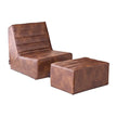 Lounge & Co. Lima Foam Lounge Chair with Ottoman