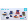 Sistema Food Storage Container Set, 32-pieces