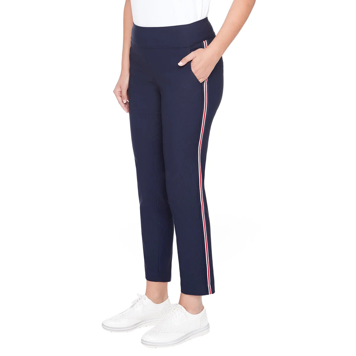 S.C. Golf Women’s Pull-on Golf Pant with Side Stripe