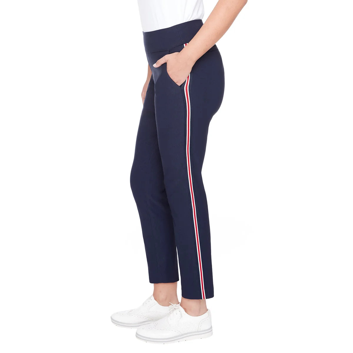 S.C. Golf Women’s Pull-on Golf Pant with Side Stripe