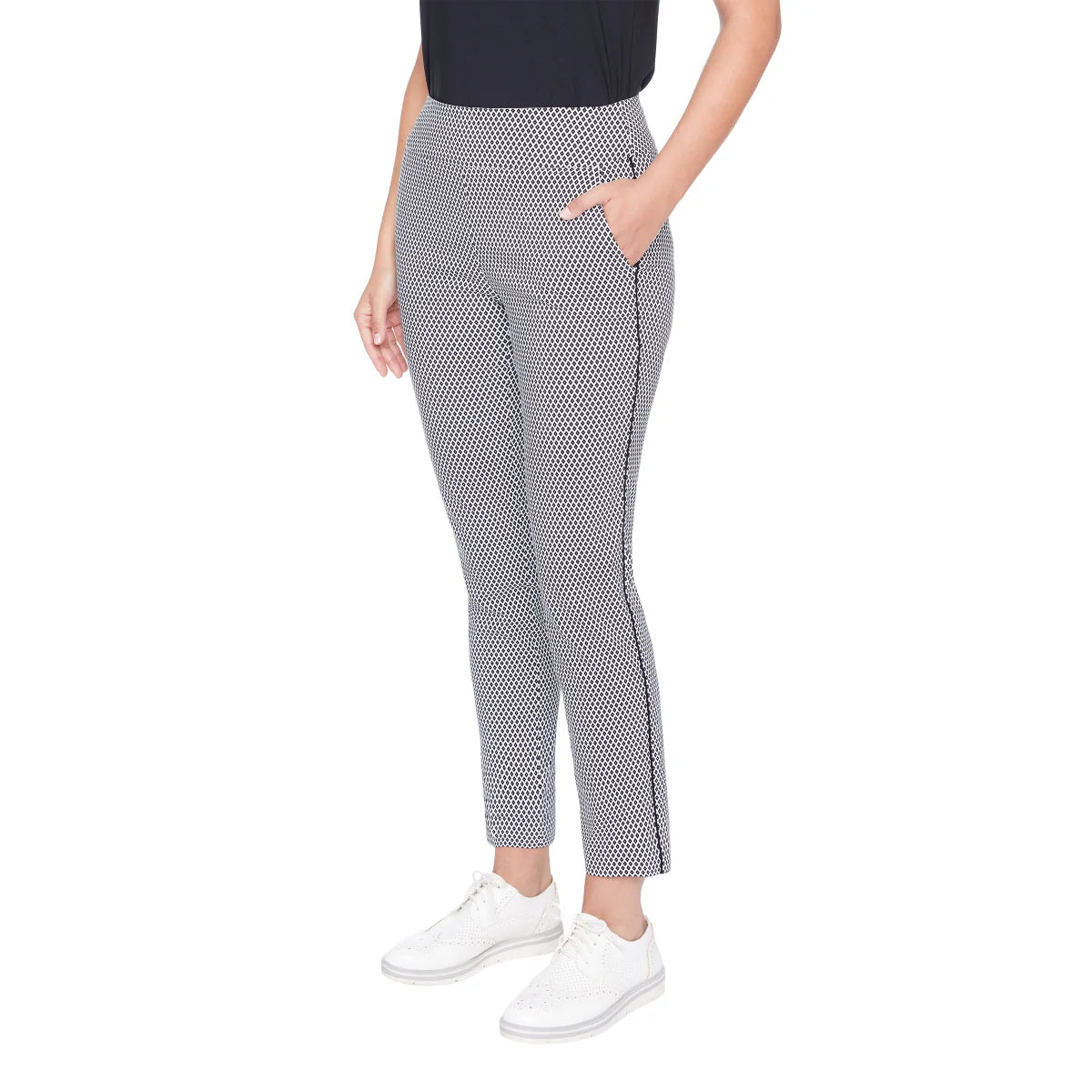 S.C. Golf Women’s Pull-on Golf Pant with Side Piping