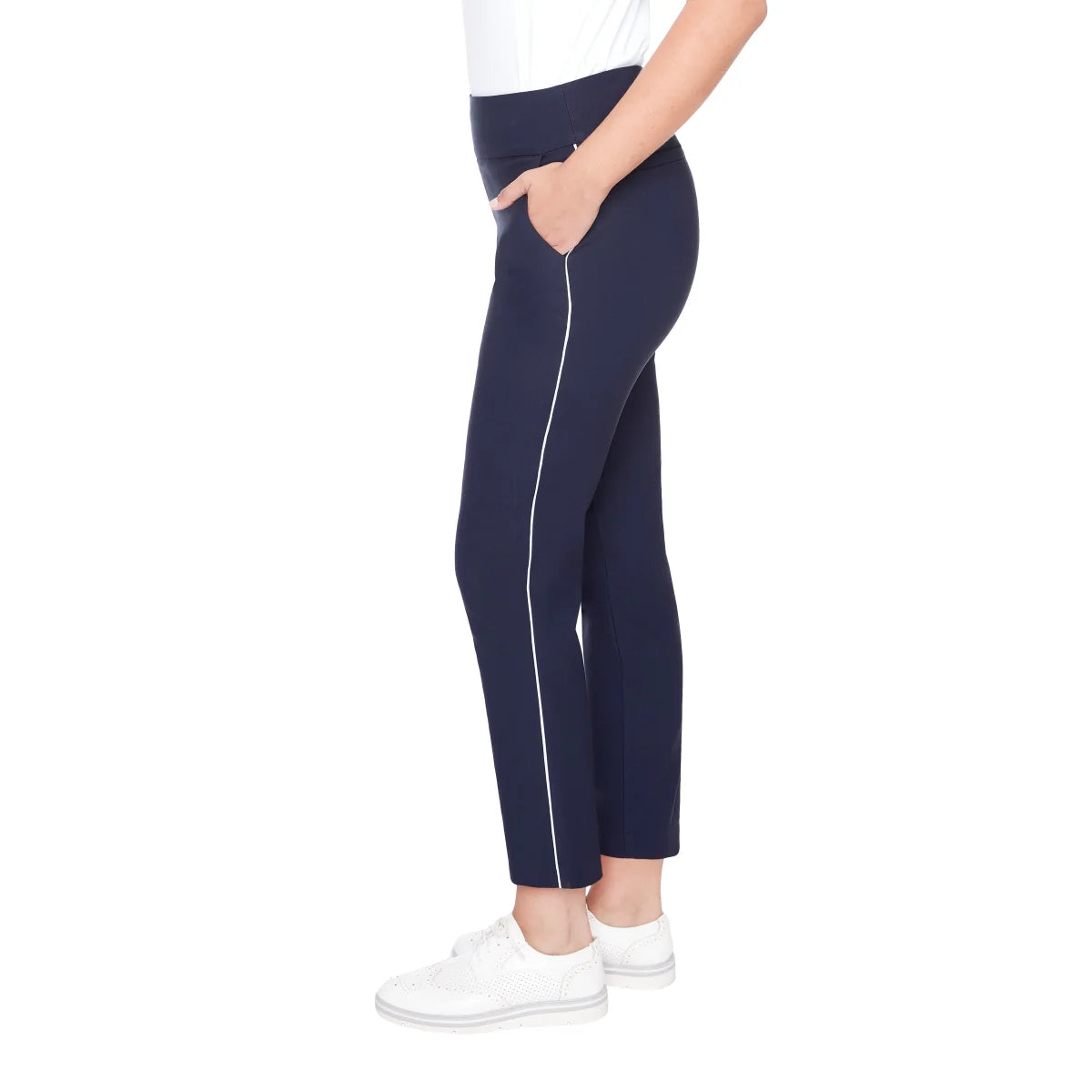 S.C. Golf Women’s Pull-on Golf Pant with Side Piping