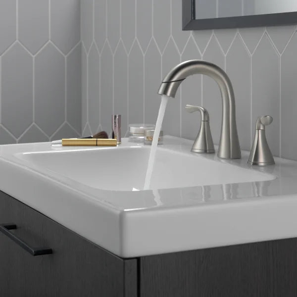 Delta Lampard Two Handle Pull-down Bathroom Faucet