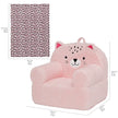 Delta Children Cozee Kid’s Animal Chair with Plush Blanket