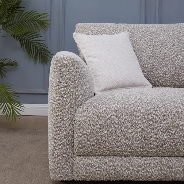 Grey Fabric Power Recliner