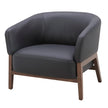 Aiden & Ivy Top-grain Leather Armchair