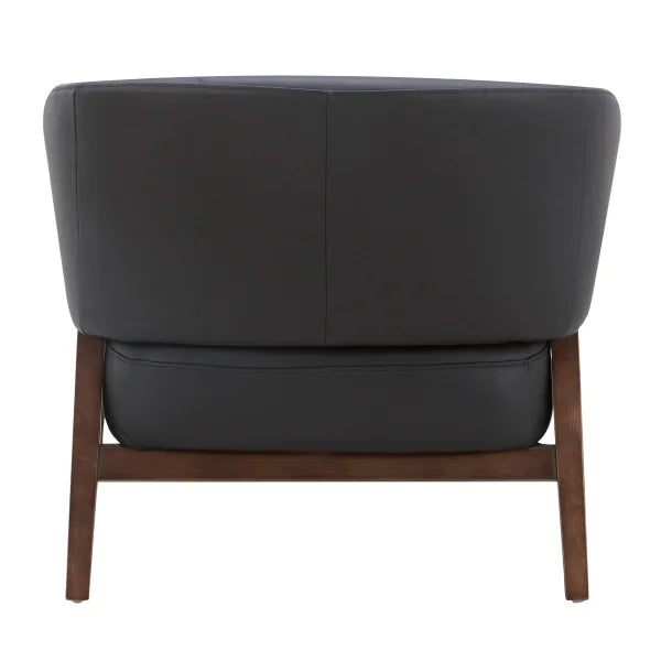 Aiden & Ivy Top-grain Leather Armchair