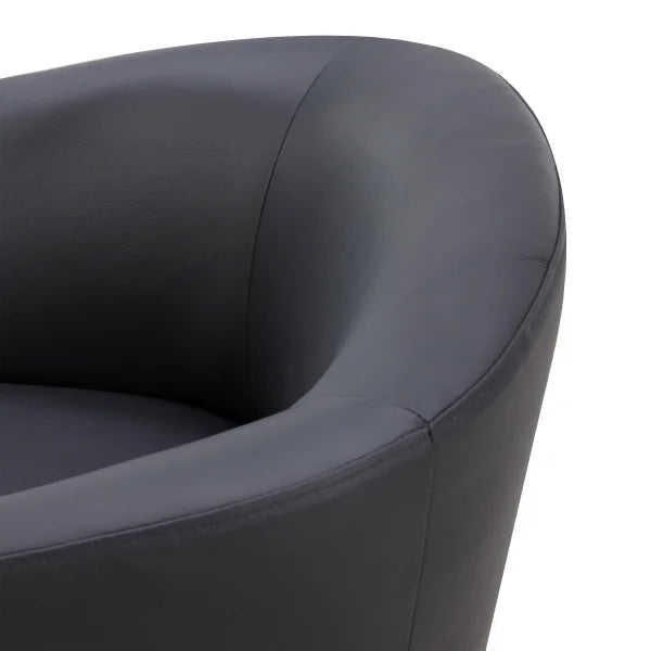 Aiden & Ivy Top-grain Leather Armchair