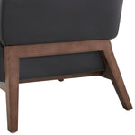 Aiden & Ivy Top-grain Leather Armchair