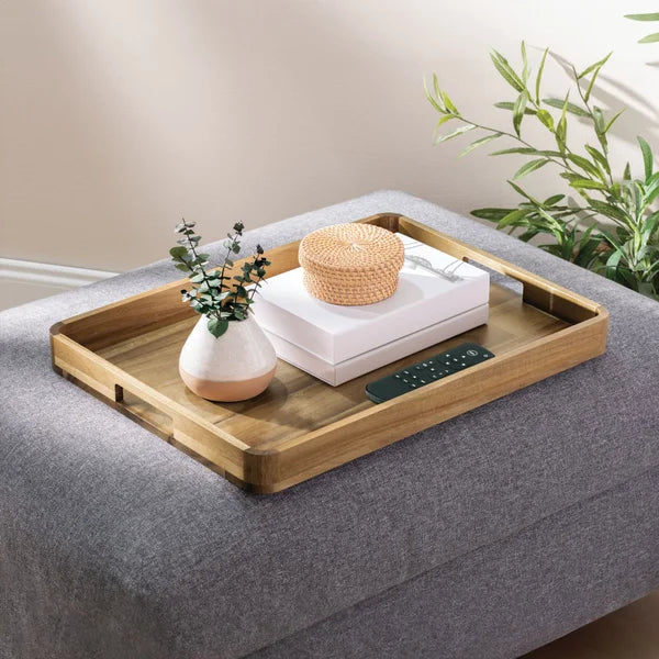 iDESIGN Acacia Wood Serving Tray