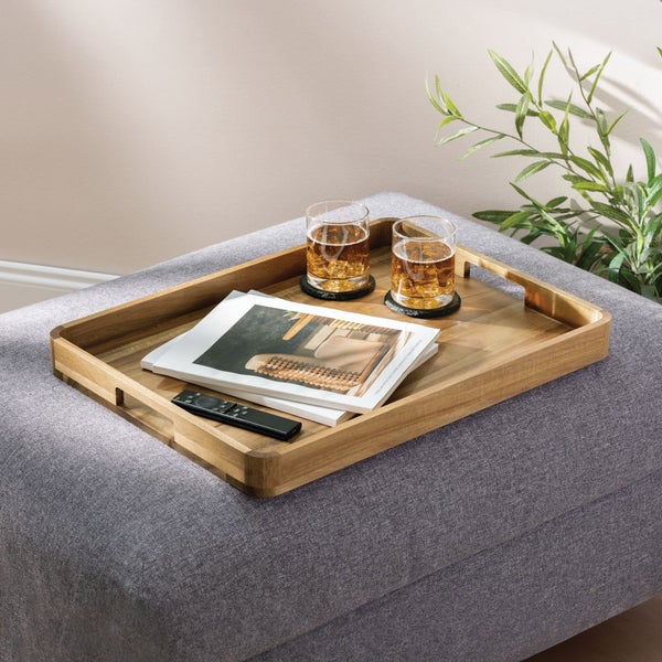 iDESIGN Acacia Wood Serving Tray