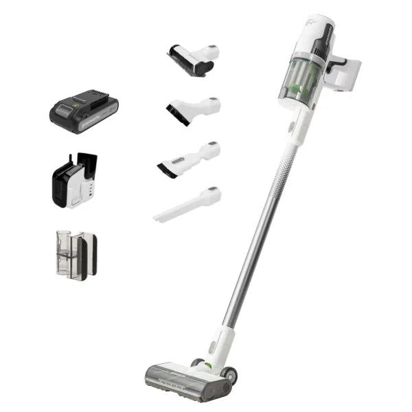 Greenworks 24V Stick Vacuum with 4.0Ah Battery and Wall Charger