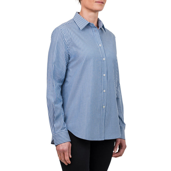 United Colors of Benetton Women’s Supima Cotton Stripe Woven Shirt